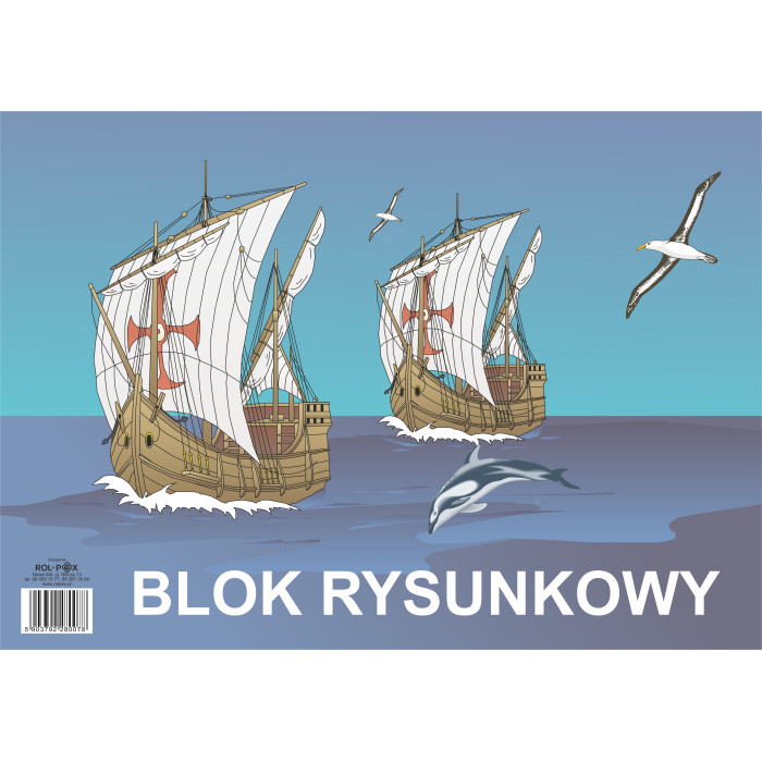 Blok Rysunkowy A-4 BIAŁY