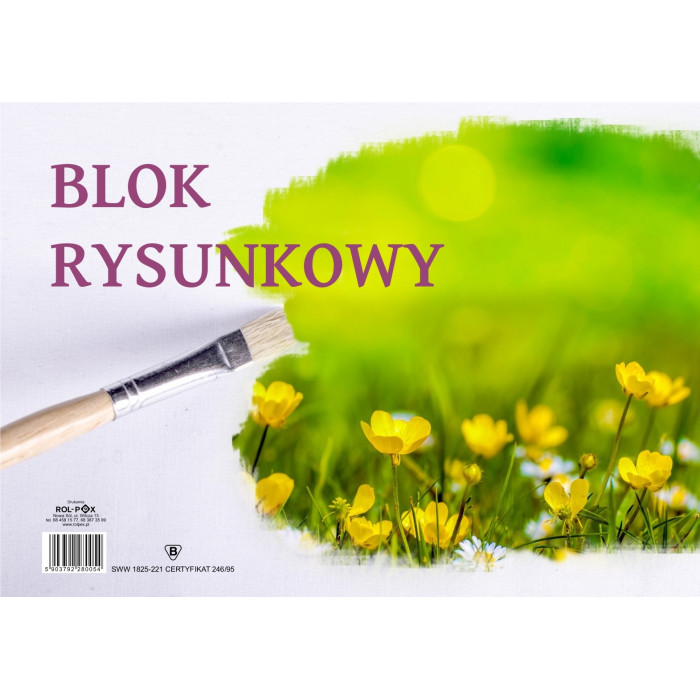 Blok Rysunkowy A-4 BIAŁY