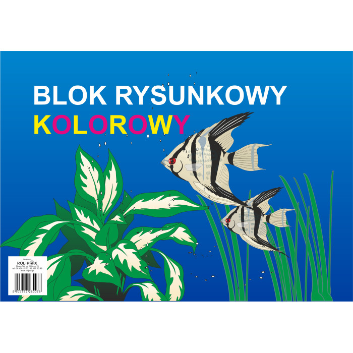 Blok Rysunkowy A-4 KOLOROWY