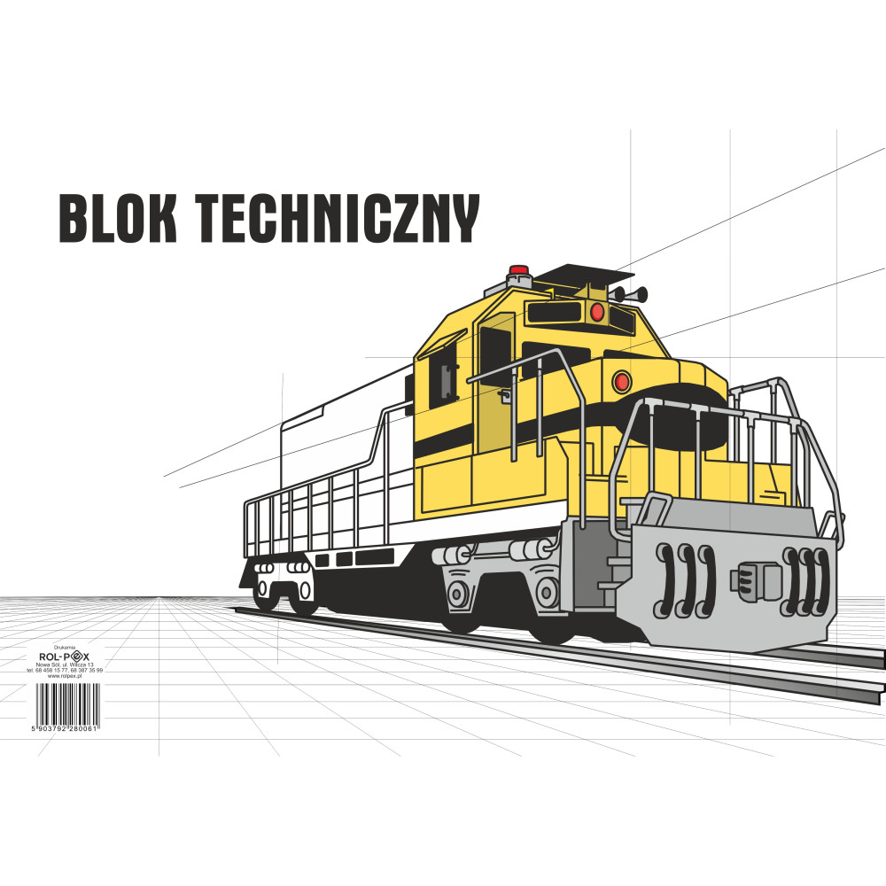 Blok Techniczny A-4 BIAŁY