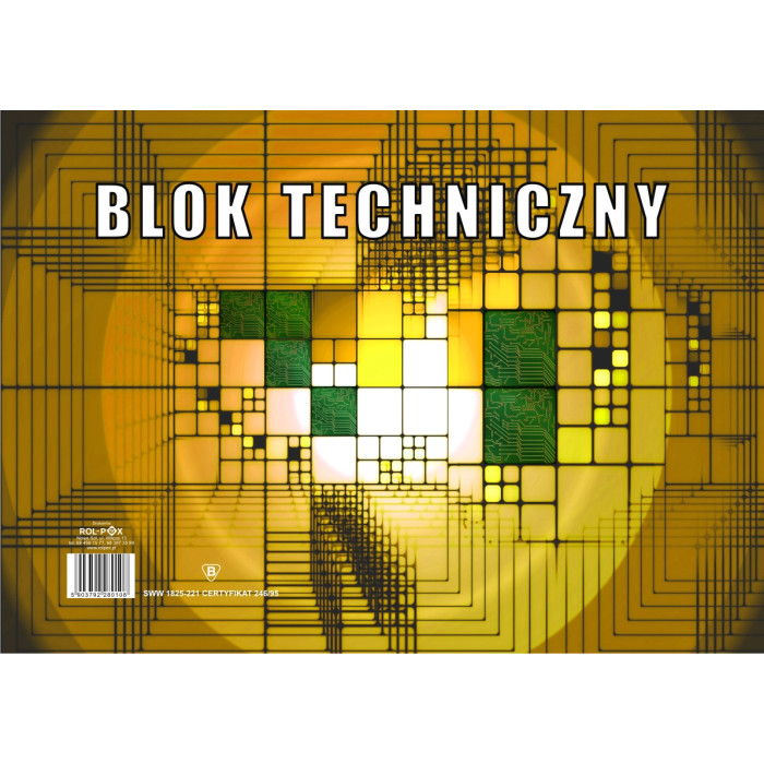 Blok Techniczny A-4 BIAŁY