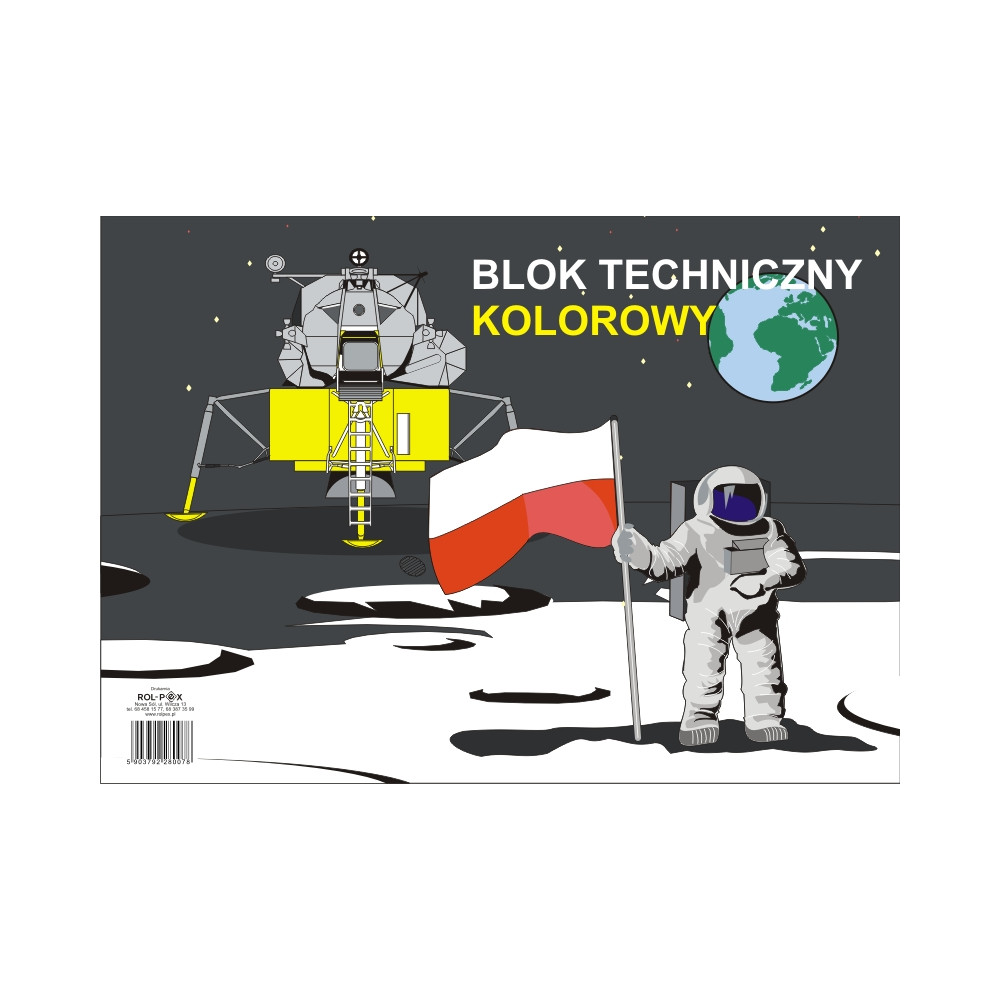 Blok Techniczny A-4 KOLOROWY