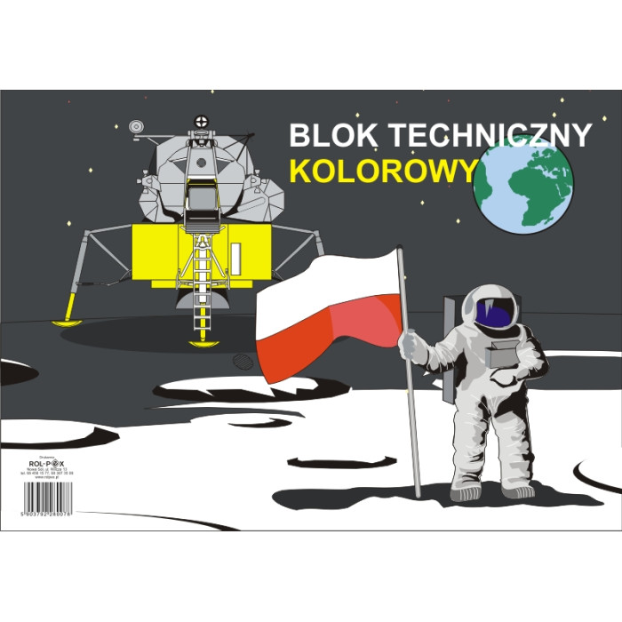 Blok Techniczny A-4 KOLOROWY