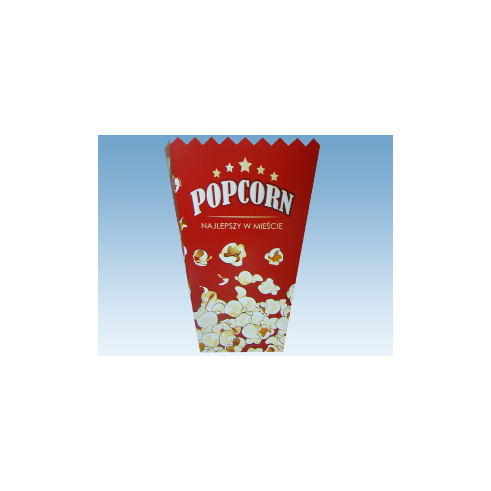 Opakowanie na POPCORN MAXI 5L 11x27x16,5cm - 50 szt.